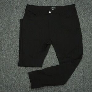 Unbound Merino Pants Men 38x30 Black Wool Travel 5 Pocket Chino Trouser Stretch